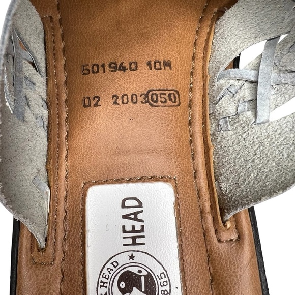 Duck Head Leather Sandals White Made in Brazil NWOT Size 10 - Picture 2 of 7